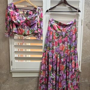PatBO Floral Multicolor Dress Set